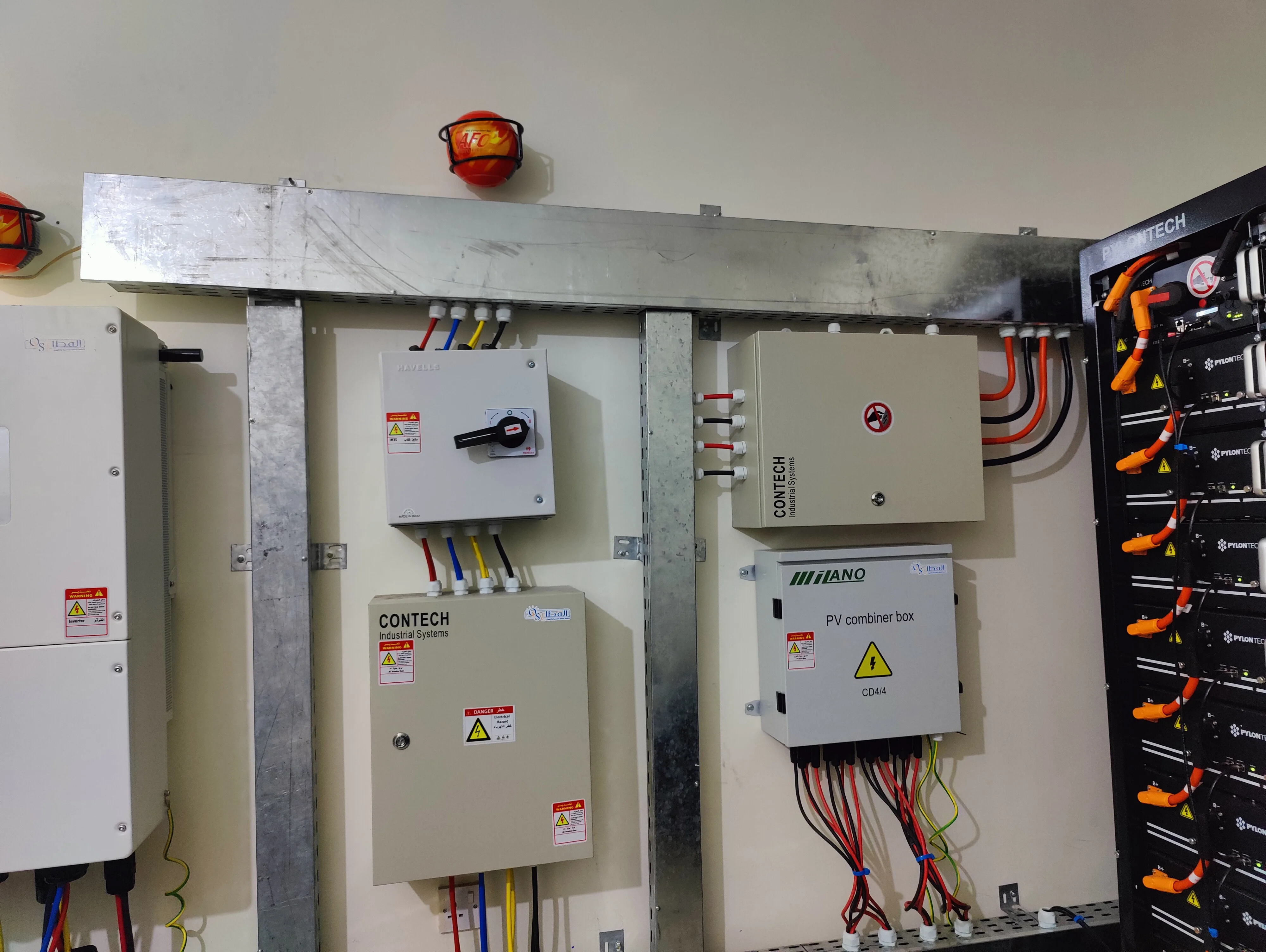 صورة إضافية 6 من مشروع منظومة طاقة شمسية 50kW لفندق قصر الأزوردي | Pylontech HV