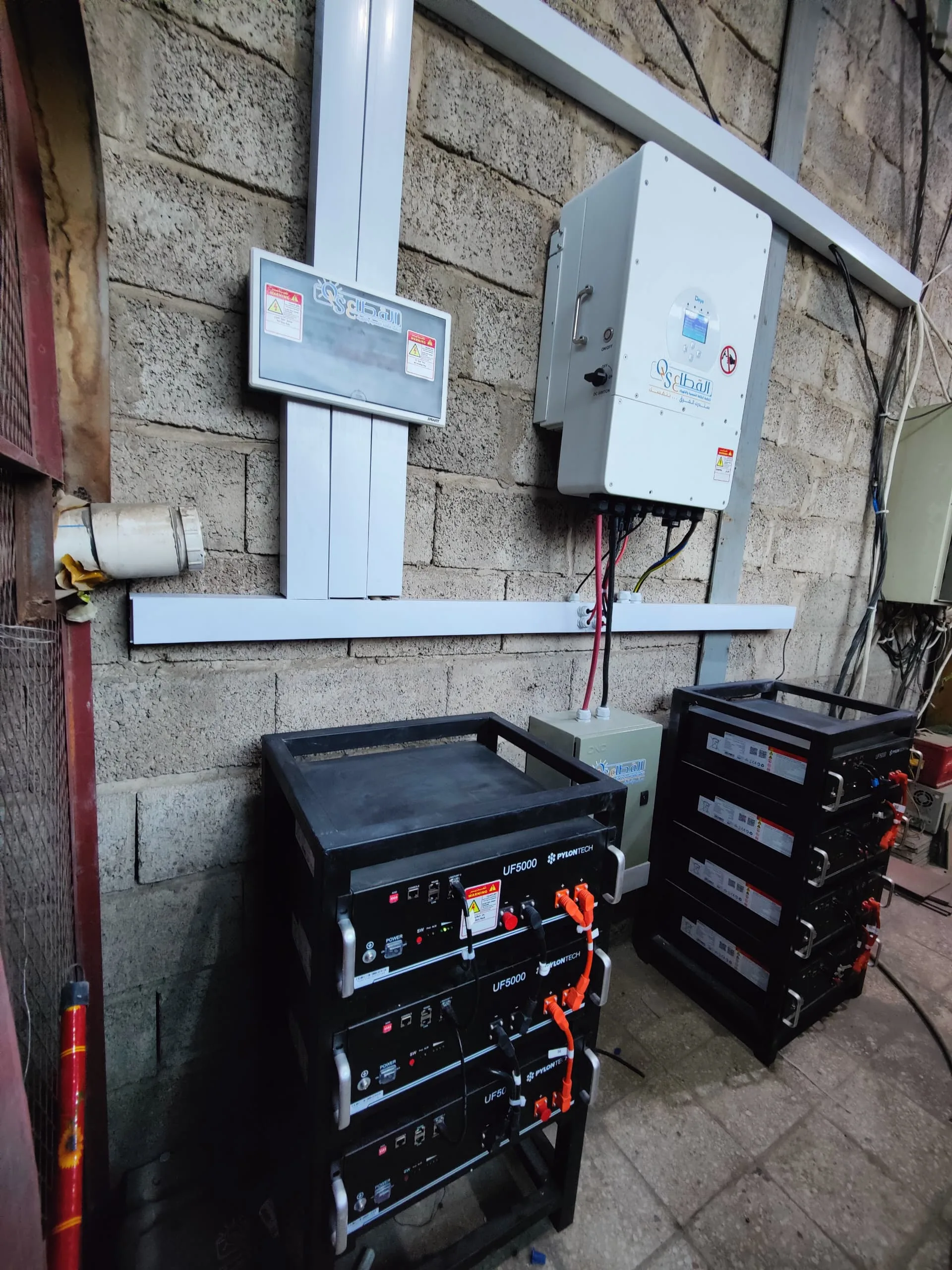 صورة إضافية 2 من مشروع منظومة طاقة شمسية 20kW لمخازن طريق الجبل | تخزين 60kWh